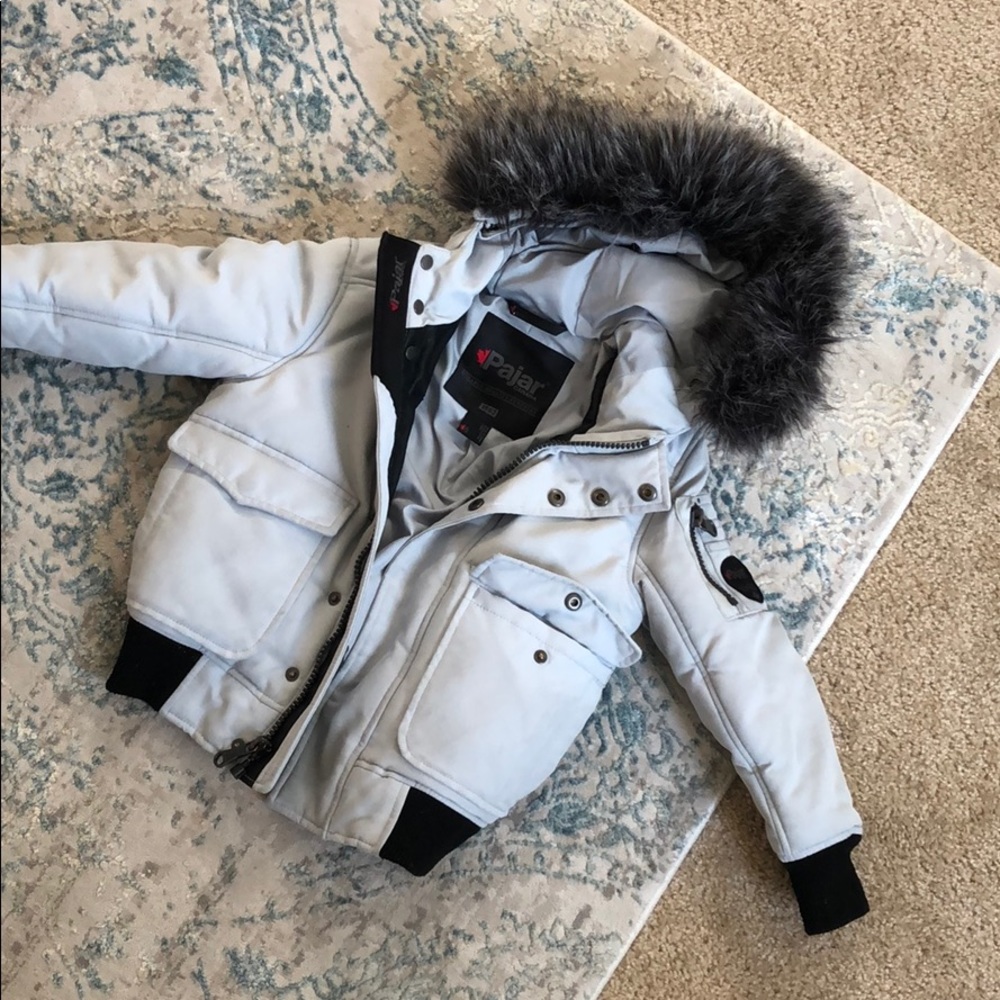 Pajar winter coat, removable fur, super warm